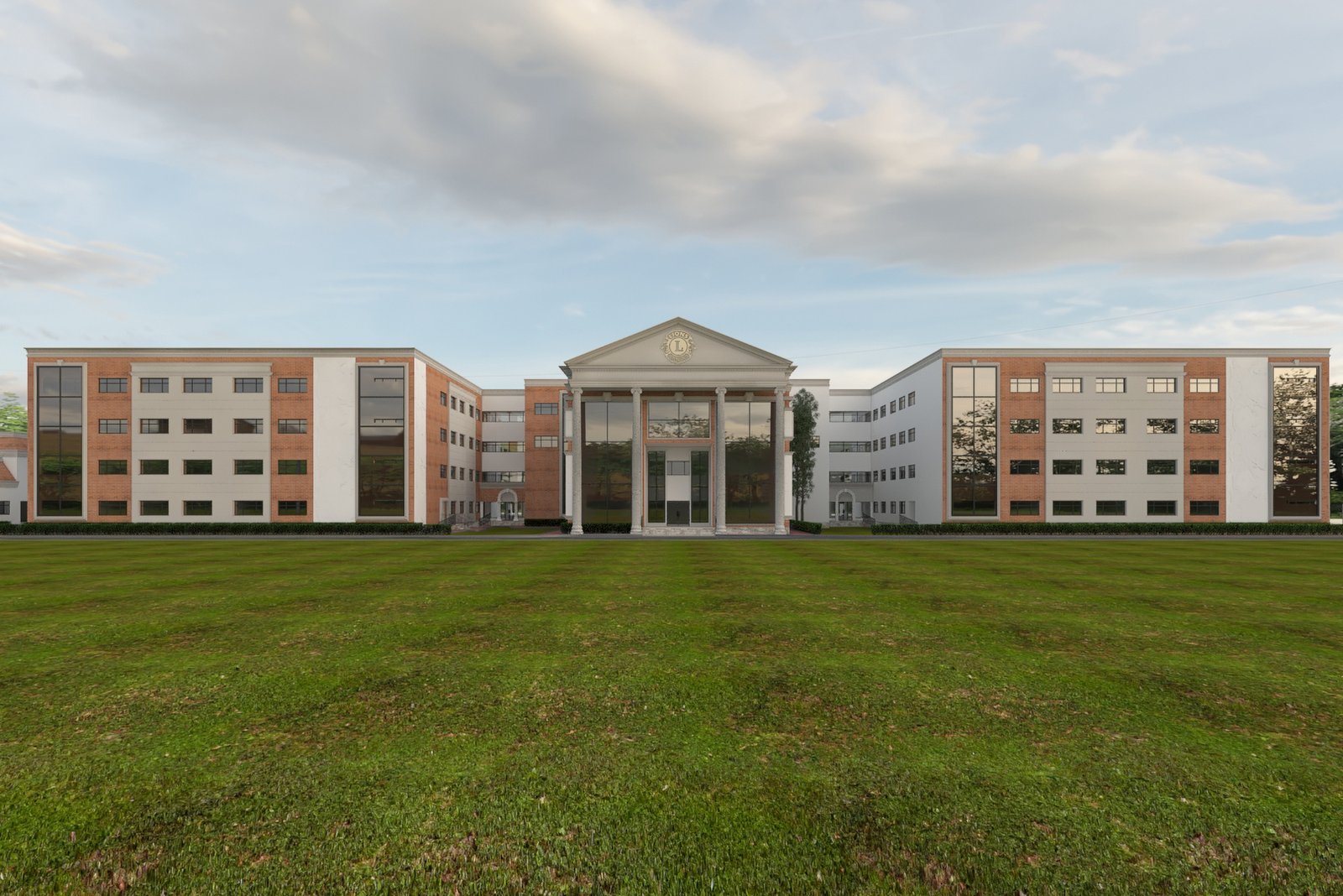 main building front view