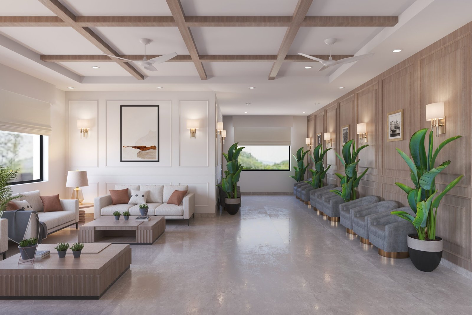 waiting area ceiling option 2 2