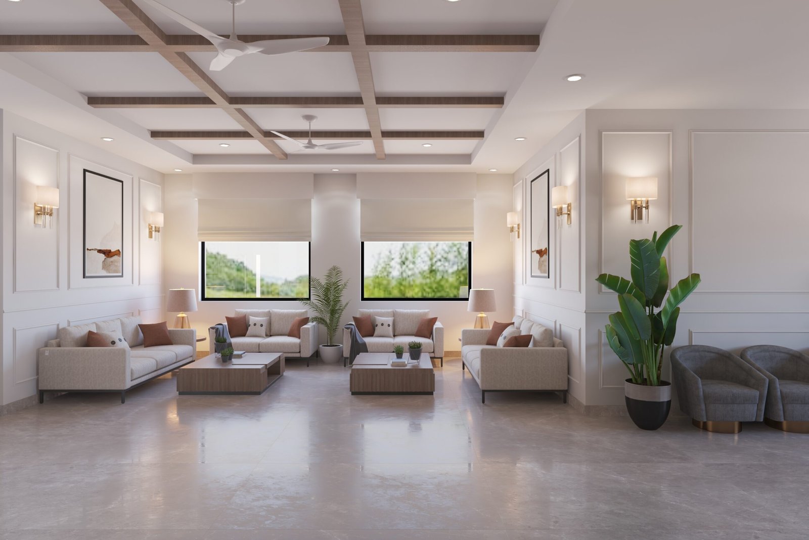 waiting area ceiling option 2 3