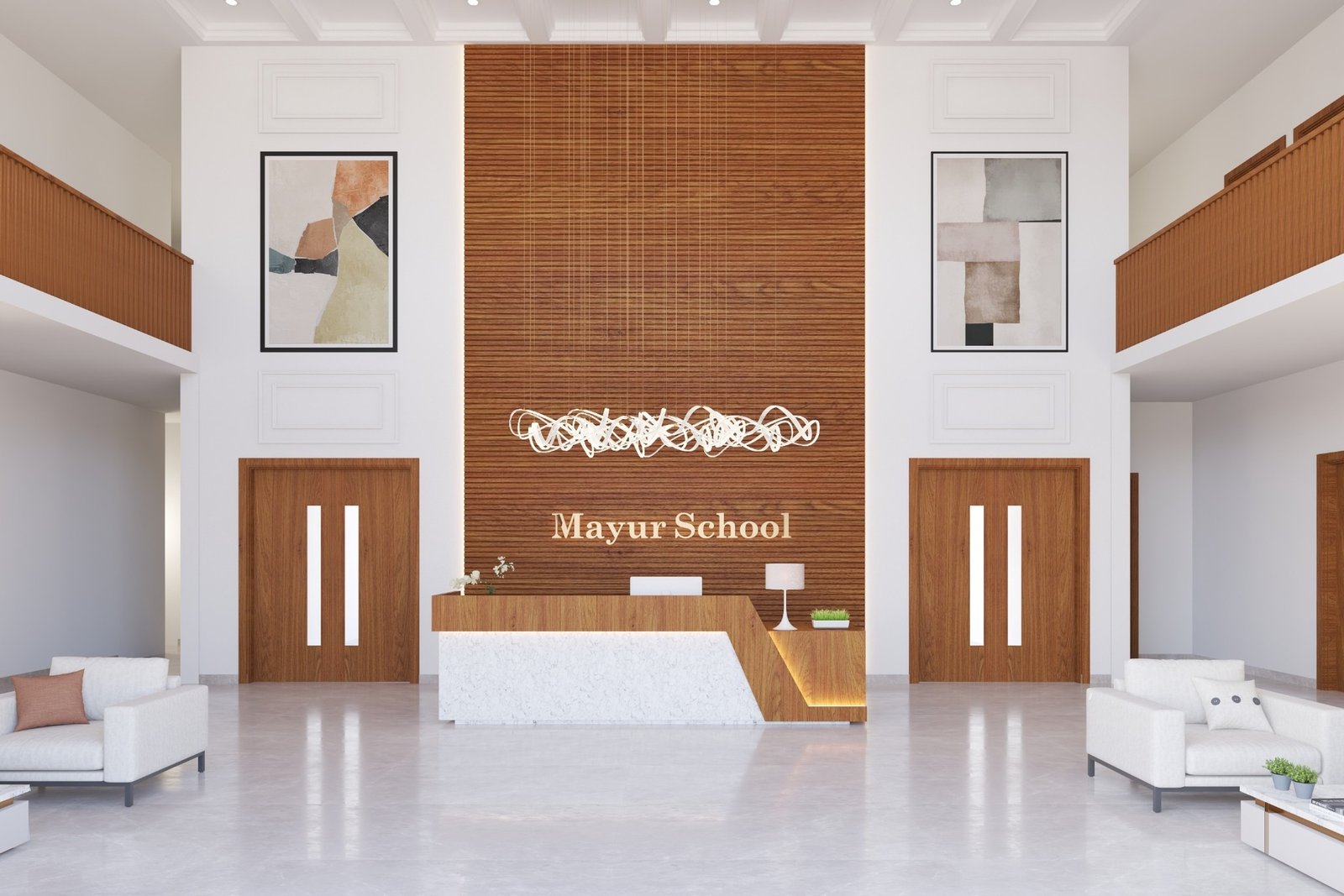Mayur school Reception